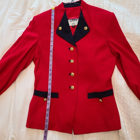 Military Style Jacket Kasper/ Sz 6 - Picture 11 of 14